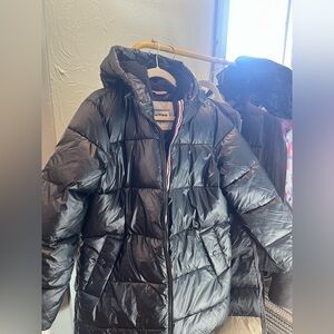 Hunter Black Puffer Jacket with Hood